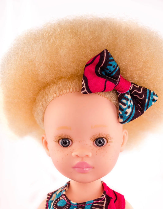 Sibhale- Zuri vanilla scented afro hair doll with Albinism